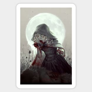 Red Riding Hood Devours the Wolf Sticker